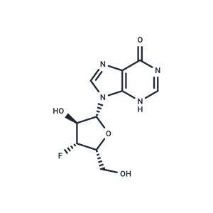 化合物 3’-deoxy-3’-fluoro-beta-D-xylo-inosine|TNU0466|TargetMol