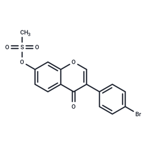 3-(4-溴苯基)-4-氧代-7-[(甲磺?；?氧基]-4H-色烯|T11760|TargetMol