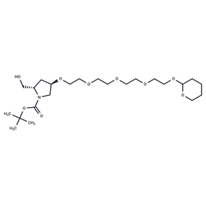 化合物 THP-PEG4-Pyrrolidine(N-Boc)-CH2OH|T18846|TargetMol