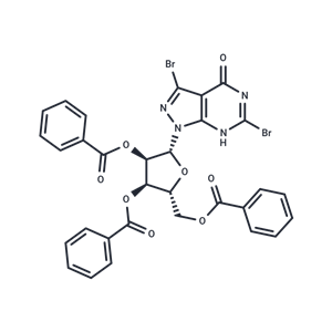 化合物 3,6-Dibromo-1,5-dihydro-1-(2,3,5-tri-O-benzoyl-b-D-ribofuranosyl)-4H-pyrazolo[3,4-d]pyrimidin-4-one|TNU1035|TargetMol