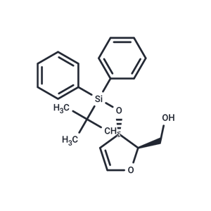 化合物 1,4-Anhydro-2-de oxy-3-O-(t-butyldiphenylsilyl-D-erythro-pent-1-enitol|TNU1443|TargetMol