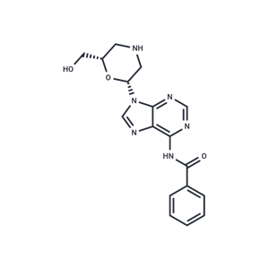 化合物 N6-Benzoyl-7’-OH-morpholino adenosine|TNU0643|TargetMol