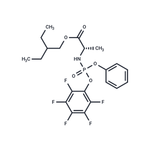 化合物 2-Ethylbutyl ((S)-(perfluorophenoxy)(phenoxy)phosphoryl)-L-alaninate|T64609|TargetMol