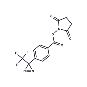 化合物 4-[3-(Trifluoromethyl)diazirin-3-yl] benzoic acid N-hydroxysuccinimide ester|T67028|TargetMol