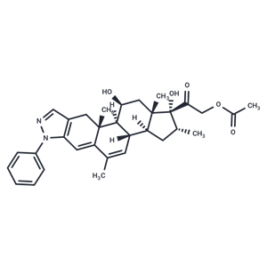 化合物 Cortivazol,Cortivazol