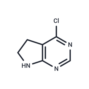 化合物 4-Chloro-6,7-dihydro-5H-pyrrolo[2,3-d]pyrimidine|T65530|TargetMol