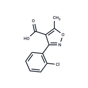 化合物 5-Methyl-3-(2'-chlorophenyl)-4-isoxazolecarboxylic acid|T65275|TargetMol