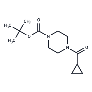 化合物 tert-Butyl 4-(cyclopropanecarbonyl)piperazine-1-carboxylate|T66074|TargetMol