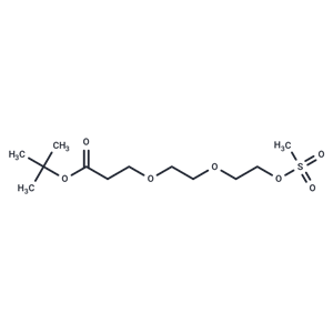 化合物 Ms-PEG2-C2-Boc|T16147|TargetMol