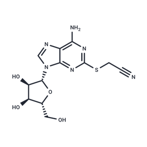 化合物 2-Cyanomethylthioadenosine|TNU0256|TargetMol