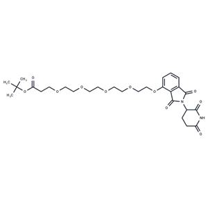 化合物 Thalidomide-O-PEG4-Boc,Thalidomide-O-PEG4-Boc