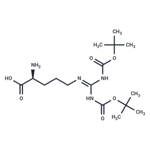 化合物 (S)-2-Amino-5-((2,2,10,10-tetramethyl-4,8-dioxo-3,9-dioxa-5,7-diazaundecan-6-ylidene)amino)pentanoic acid|T64690|TargetMol