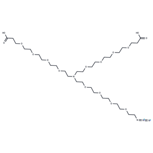 化合物 N-(Azido-PEG4)-N-bis(PEG4-acid)|T16195|TargetMol