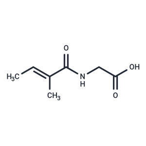 化合物 (E)-2-(2-Methylbut-2-enamido)acetic acid,(E)-2-(2-Methylbut-2-enamido)acetic acid