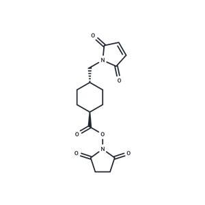 化合物 N-Succinimidyl 4-(N-maleimidomethyl) trans-cyclohexane 1-carboxylate|T65470|TargetMol