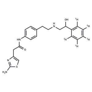 化合物 (Rac)-Mirabegron-d5|T12671|TargetMol