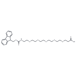 化合物 Fmoc-amino-PEG5-acid,Fmoc-amino-PEG5-acid