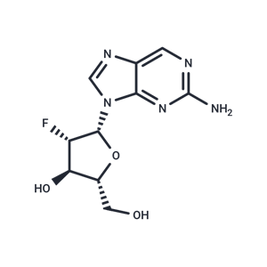 化合物 2-Aminopurine -9-beta-D-(2’-deoxy-2’-fluoro)arabino-riboside|TNU0084|TargetMol