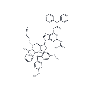 化合物 DMTr-TNA-G(O6-CONPh2)(N2Ac)-amidite; 2-Acetylamino-1-{2’-O-[(2-Cyan oethoxy)(diisopropylamino)phosphino]-3’-O-[(4,4’-dimethoxytri phenyl)methyl]-a-L-threofuranosyl}-6-(N,N-diphenylcarbamoyloxy)-9H-purine,DMTr-TNA-G(O6-CONPh2)(N2Ac)-amidite