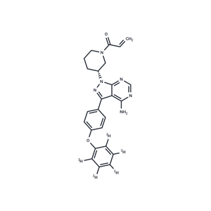 化合物 Ibrutinib-d5,Ibrutinib-d5