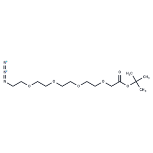 化合物 Azido-PEG4-CH2-Boc,Azido-PEG4-CH2-Boc