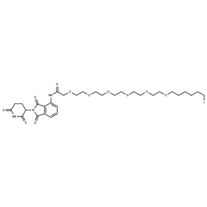 化合物 Pomalidomide-PEG6-butyl iodide|T18557|TargetMol