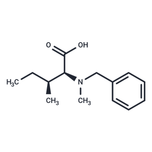 化合物 (2S,3S)-2-(Benzyl(methyl)amino)-3-methylpentanoic acid|T65510|TargetMol