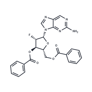 化合物 2-Aminopurine -9-beta-D-(3’,5’-di-O-benzoyl-2’-deoxy-2’-fluoro)arabinoriboside|TNU0752|TargetMol