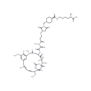 化合物Lys-SMCC-DM1|T11917|TargetMol