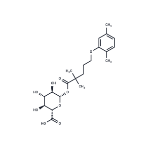 化合物 Gemfibrozil 1-O-β-glucuronide|T11387|TargetMol