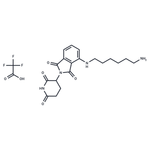 化合物 Thalidomide-NH-C6-NH2 TFA|T18809|TargetMol