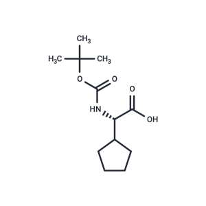 化合物 (S)-2-((tert-Butoxycarbonyl)amino)-2-cyclopentylacetic acid,(S)-2-((tert-Butoxycarbonyl)amino)-2-cyclopentylacetic acid