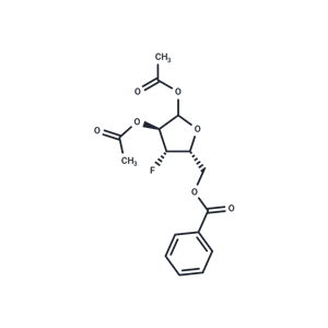 化合物 1,2-Di-O-acetyl-5-O-benzoyl-3-deoxy-3-fluoro-D-xylofuranose|TNU0899|TargetMol