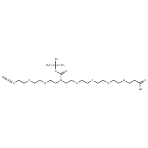 化合物 N-(Azido-PEG2)-N-Boc-PEG4-acid|T16180|TargetMol