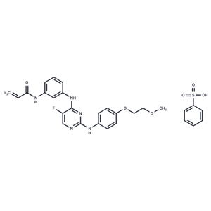 化合物 Spebrutinib besylate|T14357|TargetMol