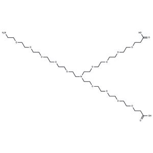 化合物 N-(Amino-PEG5)-N-bis(PEG4-acid)|T16173|TargetMol