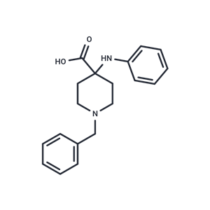 化合物 1-Benzyl-4-(phenylamino)piperidine-4-carboxylic acid|T67643|TargetMol