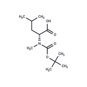 化合物 (R)-2-((tert-Butoxycarbonyl)(methyl)amino)-4-methylpentanoic acid|T65027|TargetMol