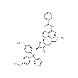 化合物 N6-Benzoyl-5’-O-(4,4’-dimethoxytrityl)-2’-O-(2-methoxyethyl)adenosine|TNU0957|TargetMol