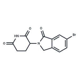 化合物 3-(6-Bromo-1-oxoisoindolin-2-yl)piperidine-2,6-dione|T64632|TargetMol