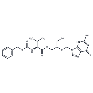 化合物 N-Carbobenzyloxy-L-valinyl-ganciclovir|T67280|TargetMol