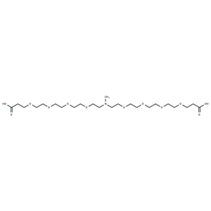 化合物 N-Me-N-bis(PEG4-acid),N-Me-N-bis(PEG4-acid)