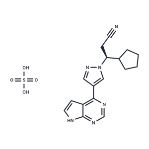 化合物 Ruxolitinib sulfate|T61988|TargetMol