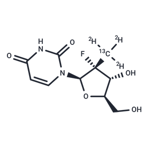 化合物 PSI-6206 13C,d3|T12571|TargetMol