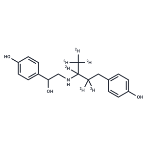 化合物 Ractopamine-d6 (Mixture of Diastereomers)|TMIH-0483|TargetMol