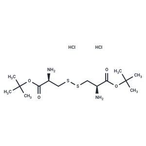 化合物 (2R,2'R)-Di-tert-butyl 3,3'-disulfanediylbis(2-aminopropanoate) dihydrochloride|T67000|TargetMol