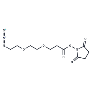 化合物 N3-PEG2-C2-NHS ester,N3-PEG2-C2-NHS ester