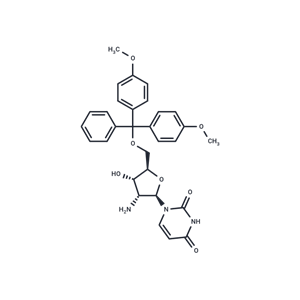 化合物 2’-Amino-2’-deoxy-5’-O-(4,4’-dimethoxytrityl)uridine|TNU0970|TargetMol