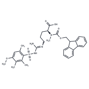 化合物 Fmoc-N-Me-Arg(Mtr)-OH|T66498|TargetMol