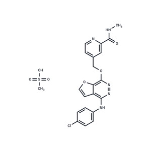 化合物 Telatinib mesylate|T63459|TargetMol